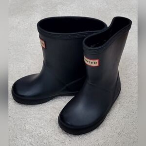 Hunter Kids Classic Black Rain Boots